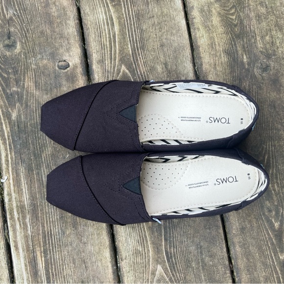 TOMs Espadrilles Classic Alpargata Size 8 Black NWOT or Box - Picture 9 of 9